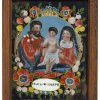 Hinterglasbild: hl. Familie
