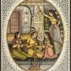 Orientalische Miniatur mit Ritualszene