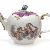 Teekanne mit Puttendekor, Meissen um 1765