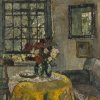 Brandis, August von. Zimmerinterieur