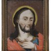 Hinterglasbild: Christusbildnis