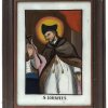 Hinterglasbild: Hl. Johannes von Nepomuk