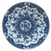 Platte, Fayence, Blaumalerei 35 cm