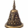 Stupa. Bronze. H. 16 cm. Tibet, 20. Jh.