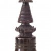 Stupa, Bronze. H. 27,5 cm. Tibet, 20. Jh.