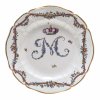 Teller, Nymphenburg, um 1797. Max I. Joseph und Caroline von Bayern. (Hochzeit 1797)