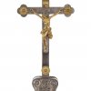 Standkreuz. Metall, Deutsch, 19. Jh. H. 58 cm.