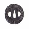 Tsuba. Eisen. Wellendekor.Omori Teruhide (1730-1798), zugeschrieben. ø 7,5 cm. Sign.