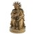 Maria mit dem Jesuskind. Holz, ungefasst. Besch., partiell wurmstichig, rest., Nimben und Standplatte erg. H. Figur 57 cm.