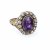 Ring mit Amethyst und Diamantrosen, Nr. 444 (durchgestrichen)