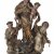 Figurengruppe mit Gottesmutter, Dominikus u. Klara, Süddeutsch, 18. Jh.