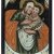 Hinterglasbild: Hl. Josef mit Jesuskind