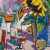 Kühlewein, Bernhard. Stilleben. Öl/Hartfaser. 34 x 45 cm. Sign.