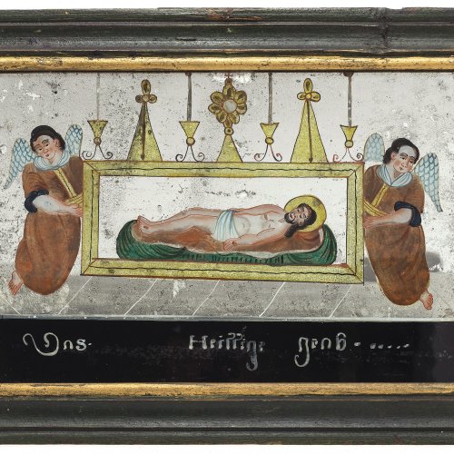 Hinterglasbild: hl. Grab
