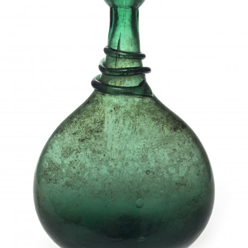 Flasche, grünes Glas