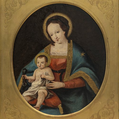 Gemälde Muttergottes mit Kind