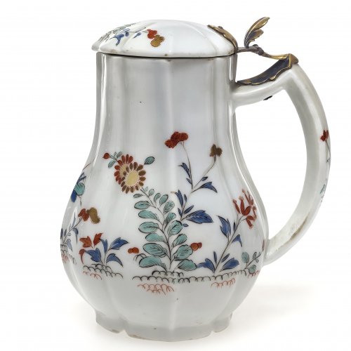 Wasserkännchen, Kakiemondekor, Meissen um 1730.