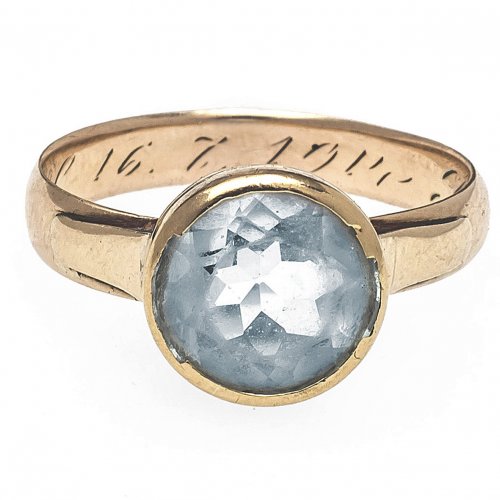 Ring mit Aquamarin