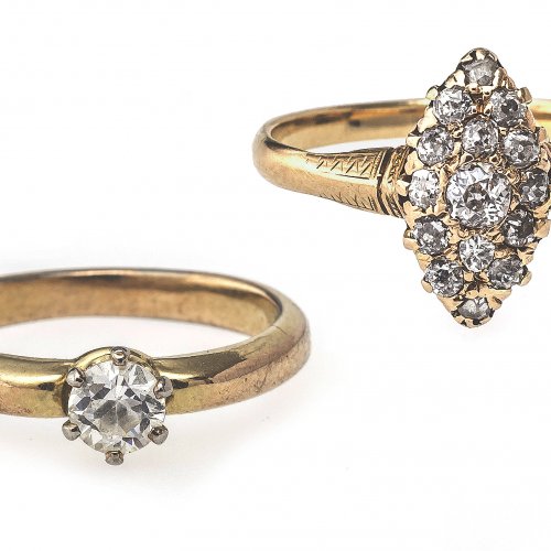 Ring mit Diamant, Nr. 20, Ring mit Diamantsplittern