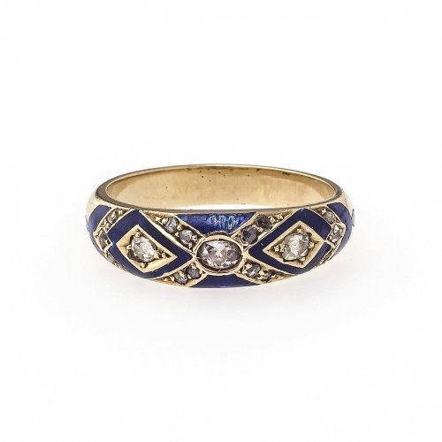 Ring, emailliert, Nr. 73