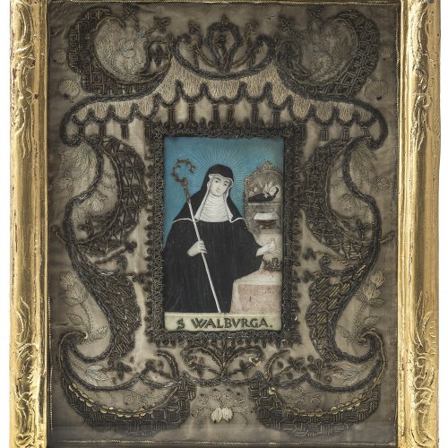 Klosterarbeit mit hl. Walburga