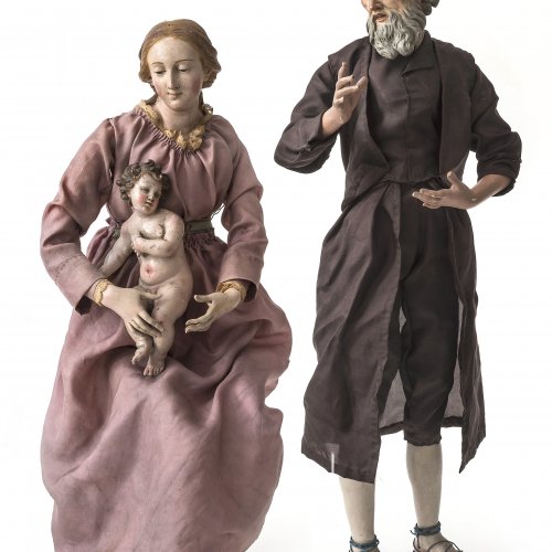 Hl. Familie mit Jesusknaben, Neapel, 19. Jh.