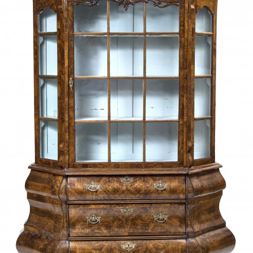 Holländische Aufsatzvitrine