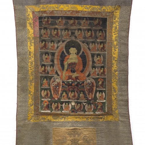 Thanka, Tibet, 19. Jh.