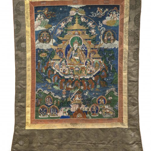 Thanka, Tibet, 19. Jh.