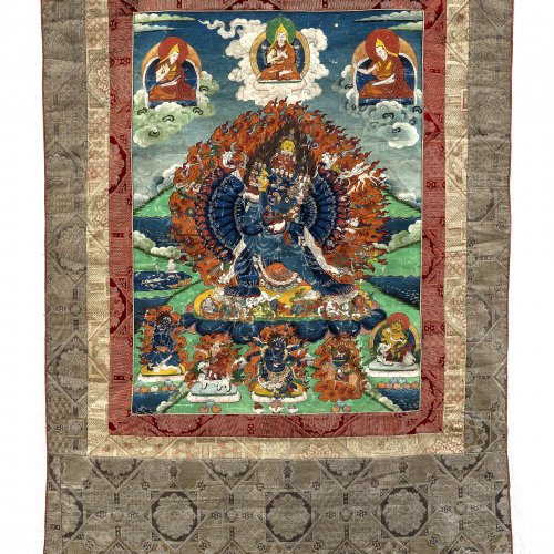 Thanka, Tibet, 19. Jh.