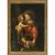 Italien,  19. Jh. Muttergottes mit Kind und Johannesknaben. Öl/Lw. 128,5 x 90 cm. Rest., Alterungsspuren.