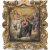 Rosenkranz-Zyklus, 8-teilig. Öl/Holz. Acht Darstellungen aus dem Rosenkranz Mariä und Christi. Veneto, Ende 16. Jh. Besch. Je 22,5 x 19,5 cm.