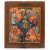 Ikone. Russland, 19. Jh. Gottesmutter vom unverbrennbaren Dornbusch. Tempera/Holz. Besch., rest. 35,5 x 30,5 cm.