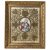 Klosterarbeit. Aquarellmedaillon des hl. Aloysius. Alterungsspuren. Alterungsspuren, Rahmen besch., rest. 28 x 22,5 cm.