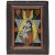 Hinterglasbild, Raimundsreut. 19. Jh. Darstellung des Hl. Josef mit dem sitzenden Jesuskind. Tempera/Glas. 20,5 x 15,5 cm.