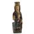 Thronende Maria mit Kind als „Sedes Sapientiae“. Spanien. Holz, übergangene Farbfassung. Leicht best., stark rest., erg. H. 74 cm.