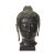 Buddhakopf Shakyamuni. Birma/Burma, 18./19. Jh. Bronze. Besch., ushinisha fehlt. H. 32 cm.