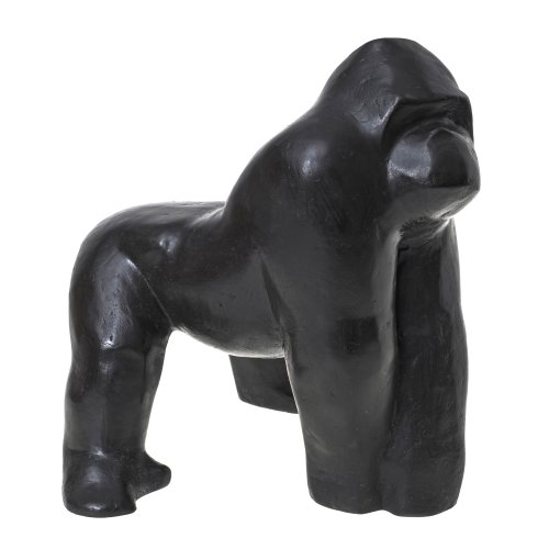 Kastler, Hans. Gorilla. Bronze, dunkelbraune Patina. H. 29 cm.