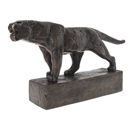 Kastler, Hans. Tiger. Bronze, H. 20 cm.