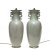 Zwei Vasen, als Lampen montiert (ohne Schirme). China, Seladon. H. je ca. 49,5 cm. Min. best.