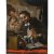 Süddeutsch, 18. Jh. Hl. Johannes von Nepomuk bei der Andacht. Öl/Lw. 36 x 28 cm. Beschnitten, Craquelé, min. Farbablösung. Unsign.