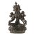 Tara. Nepal, 18. Jh. Syamatara (Grüne Tara). Bronze, Hohlguss à cire perdue. Gebrauchsspuren. H. 32 cm.