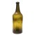 Große Flasche. Glas, olivgrün. H. 41 cm.
