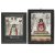 Zwei Hinterglasbilder. Raimundsreut bzw. Sandl oder Buchers.Tempera/Spiegelglas. Der gegeißelte Jesus Christus bzw. Maria. 19,5 x 14 cm bzw. 29,5 x 20 cm. Farbabrieb.