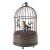 Singvogelautomat im Vogelkäfig. Vogel mit Federbesatz. H. Käfig 24 cm. Gebrauchsspuren, Mechanismus überholungsbedürftig.