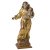 Hl. Antonius mit dem Jesuskind. Süddeutsch. Holz, übergangene Farb- und Goldfassung. Leicht best., Attribut fehlt. H. 20 cm.