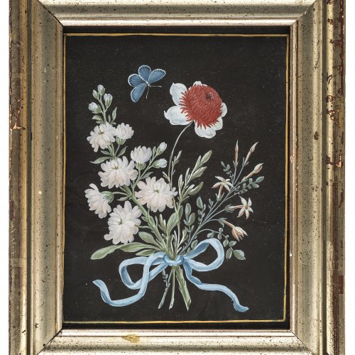 Dietzsch, Barbara, zugeschrieben. Blumenstrauß. Gouache. 15 x 11 cm.