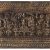 Buchdeckel. Tibet, 17./18. Jh. Holz, beschnitzt. Reste von Goldfassung. 17 x 53,5 cm.