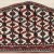 Teppichfragment. Tekke, Turkmenistan, 1. Hälfte 20. Jh. Kanten neu eingefasst. Ohne Rückwand, auf Brett appliziert. 119 x 77 cm.