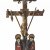 Arma-Christi-Kreuz. Bayerischer Wald, 19. Jh. Holz. H. 36 cm. Besch.